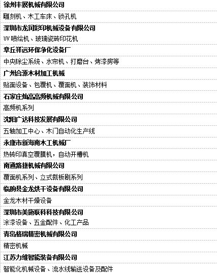 W4機(jī)械館 定制家居生產(chǎn)線+智能制造產(chǎn)品霸氣登場(chǎng)