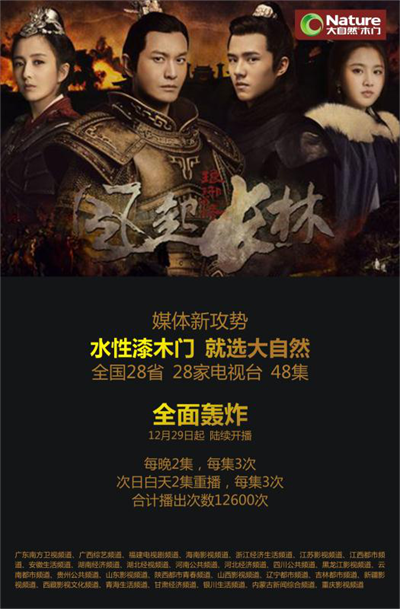 大自然木門(mén)發(fā)動(dòng)全媒體攻勢(shì)，搶位水性漆木門(mén)